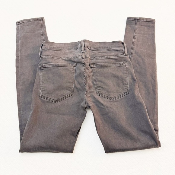Frame Le Skinny De Jeanne Black Skinny Denim Jeans Size 26 - Picture 7 of 9
